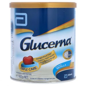 GLUCERNA NUTRI SUPPLEMENT POWDER VANILLA TIN 400 GM