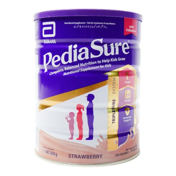 PEDIASURE NUTRI SUPPLEMENT POWDER FOR KIDS STRAWBERRY TIN 85