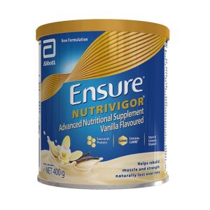 ENSURE NUTRI SUPPLEMENT POWDER VANILLA NUTRIVIGOR TIN 400 GM