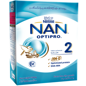 NESTLE MILK POWDER NAN 2 OPTIPRO 300 GM