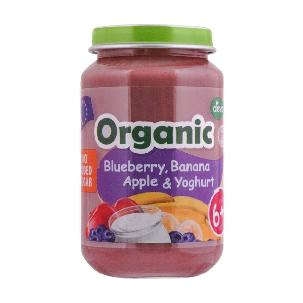 DEVA BABY FOOD BLUEBERRY BANANA APPLE & YOGHURT 6+ MONTH OR