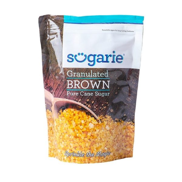 SUGARIE SUGAR GRANULATED BROWN 1 KG