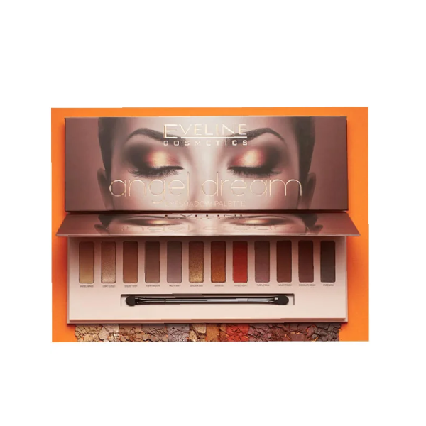 EVELINE EYESHADOW PALETTE 12 COLORS ANGEL DREAM
